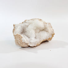 Load image into Gallery viewer, Clear quartz crystal geode half | ASH&amp;STONE Crystal Shop Auckland NZ
