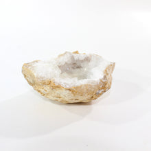 Load image into Gallery viewer, Clear quartz crystal geode half | ASH&amp;STONE Crystal Shop Auckland NZ
