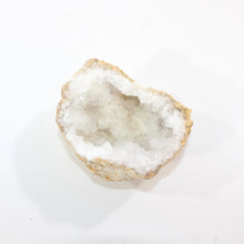 Load image into Gallery viewer, Clear quartz crystal geode half | ASH&amp;STONE Crystal Shop Auckland NZ
