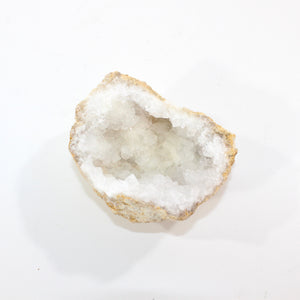 Clear quartz crystal geode half | ASH&STONE Crystal Shop Auckland NZ