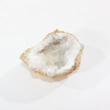 Load image into Gallery viewer, Clear quartz crystal geode half | ASH&amp;STONE Crystal Shop Auckland NZ
