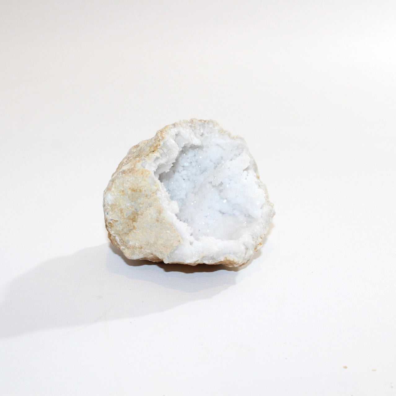 Clear quartz crystal geode half | ASH&STONE Crystal Shop Auckland NZ