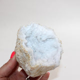 Clear quartz crystal geode half | ASH&STONE Crystal Shop Auckland NZ