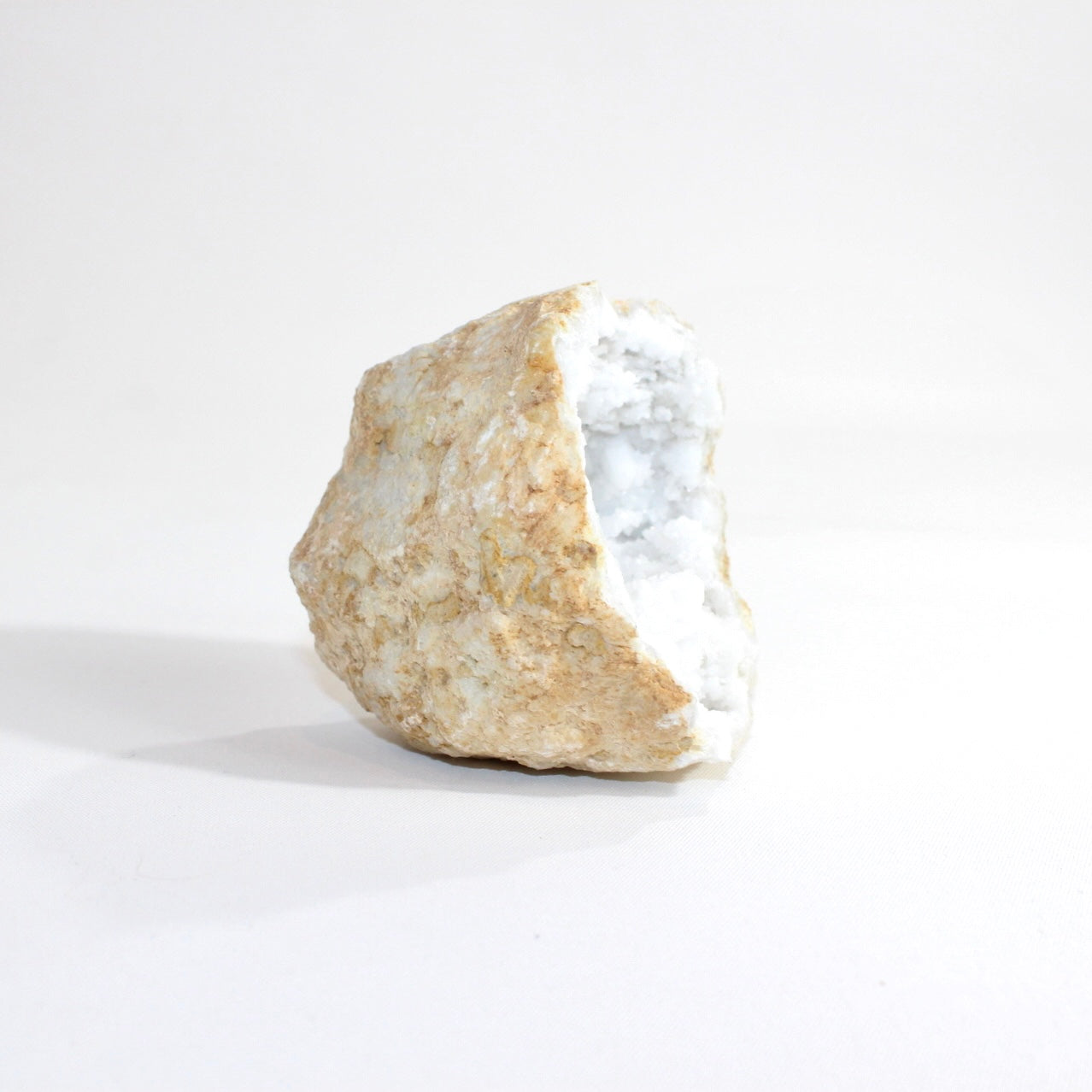 Clear quartz crystal geode half | ASH&STONE Crystal Shop Auckland NZ