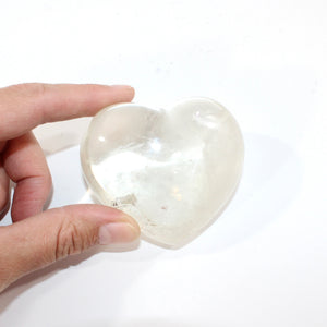 Clear quartz crystal heart | ASH&STONE Crystal Shop Auckland NZ