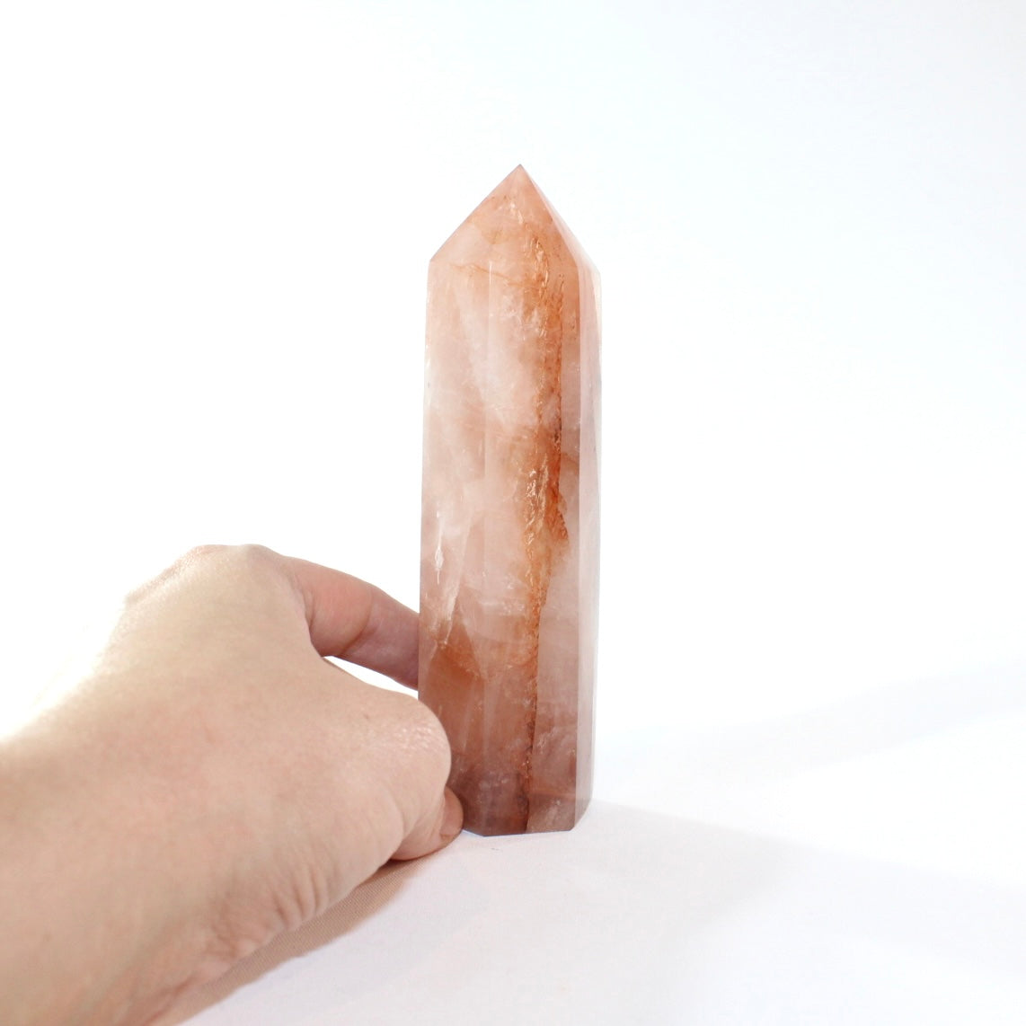 Fire quartz crystal tower | ASH&STONE Crystal Shop Auckland NZ