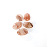 Fire quartz crystal palm stone | ASH&STONE Crystal Shop Auckland NZ