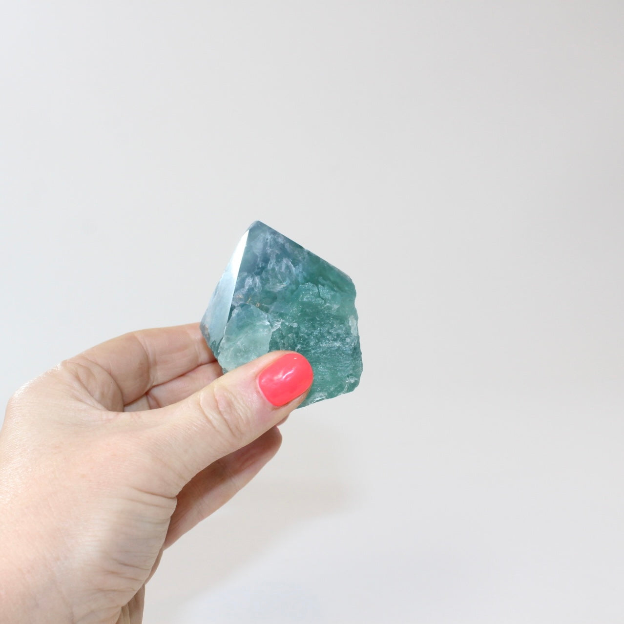 Fluorite polished crystal top point | ASH&STONE Crystal Shop Auckland NZ