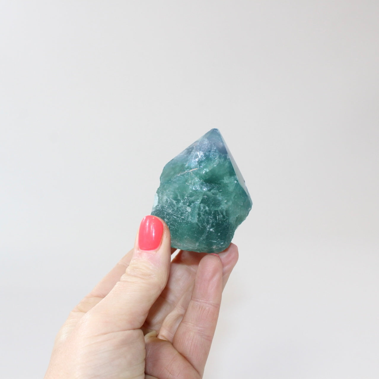 Fluorite polished crystal top point | ASH&STONE Crystal Shop Auckland NZ
