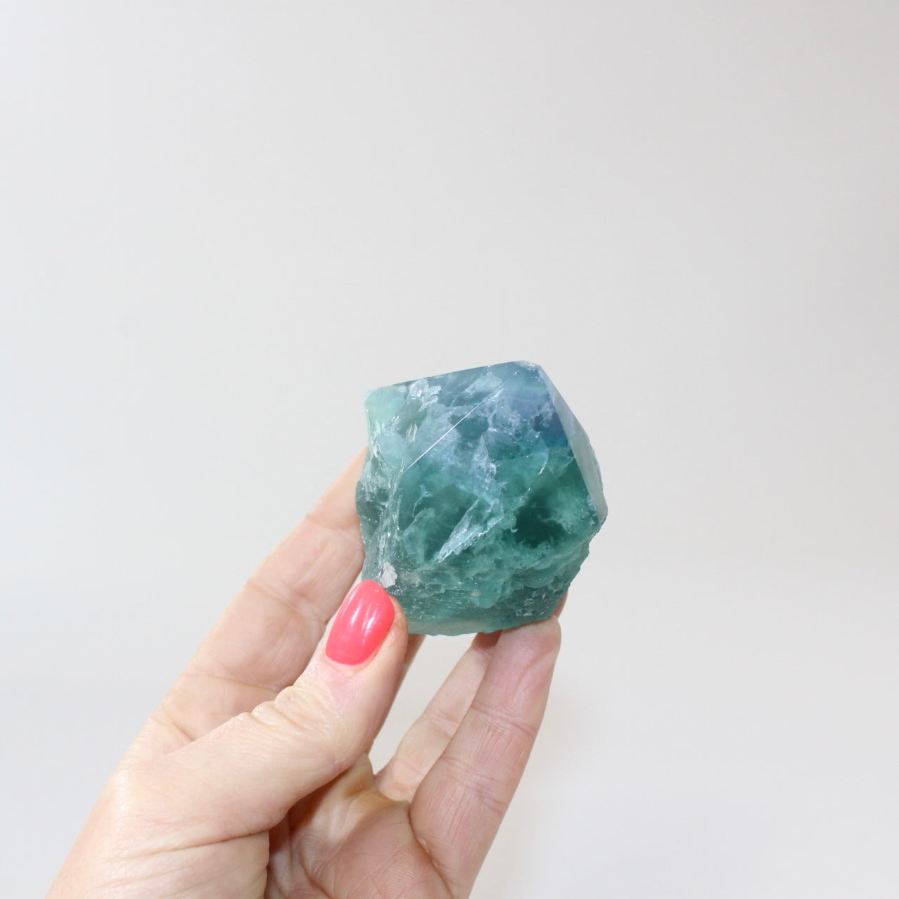 Fluorite polished crystal top point | ASH&STONE Crystal Shop Auckland NZ
