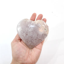 Load image into Gallery viewer, Flower agate polished crystal heart | ASH&amp;STONE Crystal Shop Auckland NZ
