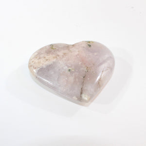 Flower agate polished crystal heart | ASH&STONE Crystal Shop Auckland NZ