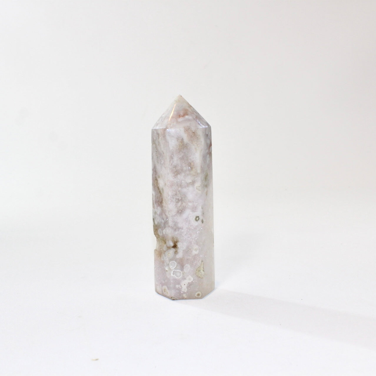 Flower agate polished crystal tower | ASH&STONE Crystal Shop Auckland NZ