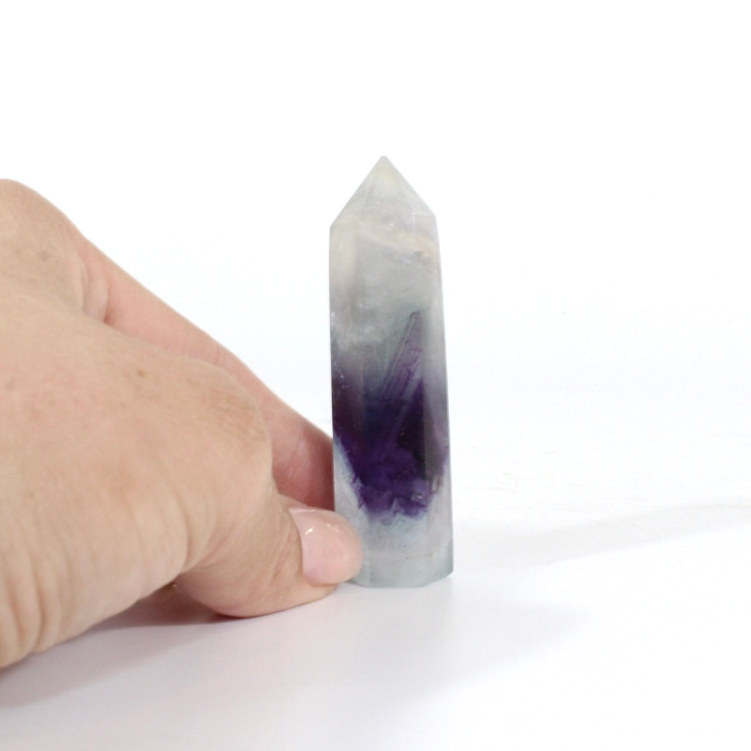 Fluorite polished crystal generator | ASH&STONE Crystal Shop Auckland NZ