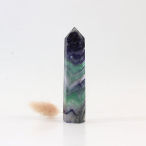 Fluorite polished crystal tower | ASH&STONE Crystal Shop Auckland NZ