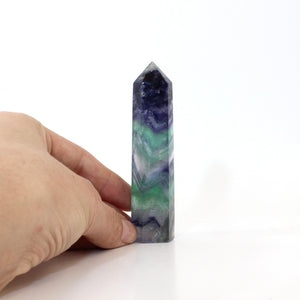 Fluorite polished crystal tower | ASH&STONE Crystal Shop Auckland NZ