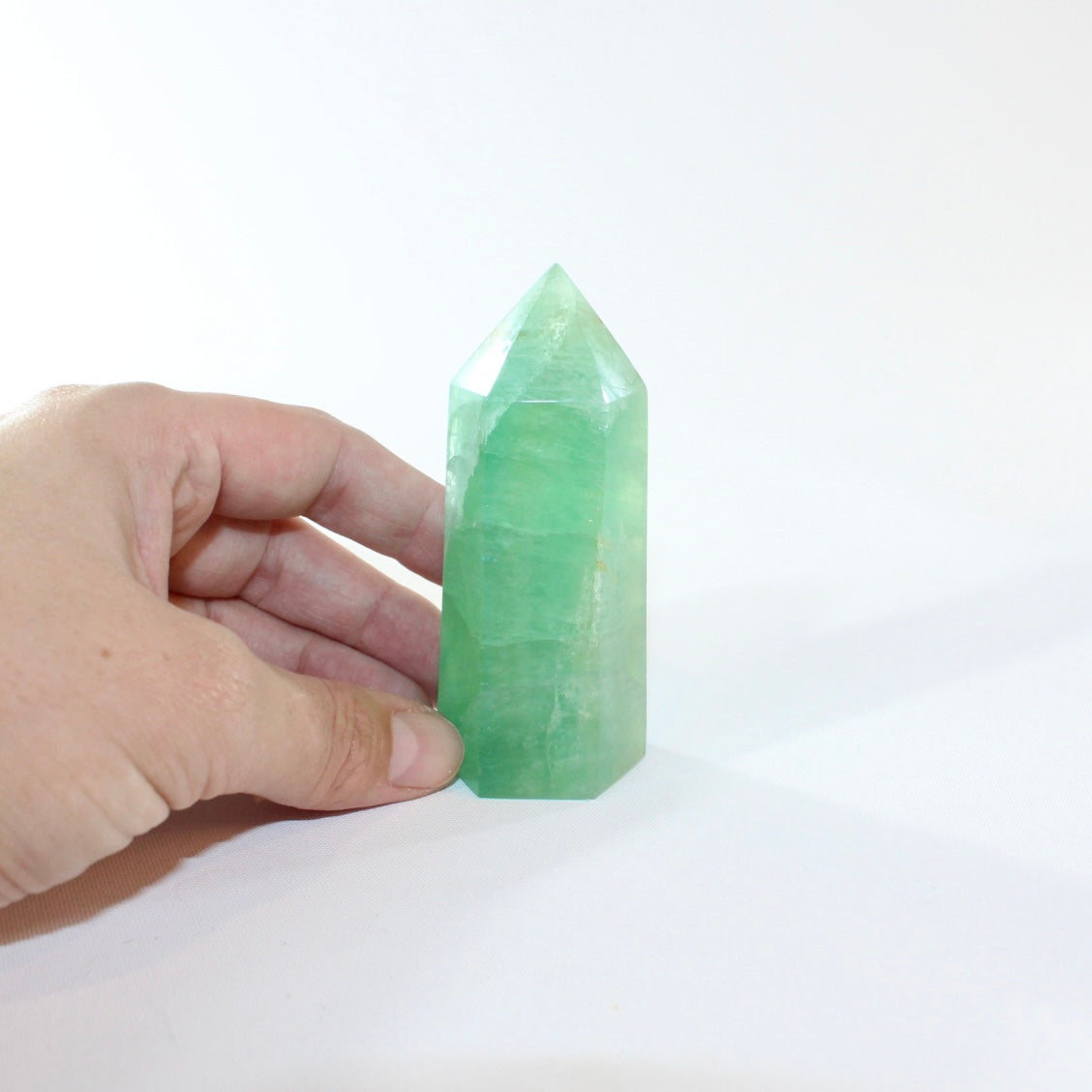 Fluorite polished crystal generator | ASH&STONE Crystal Shop Auckland NZ