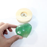 Fluorite crystal heart lamp | ASH&STONE Crystal Shop Auckland NZ