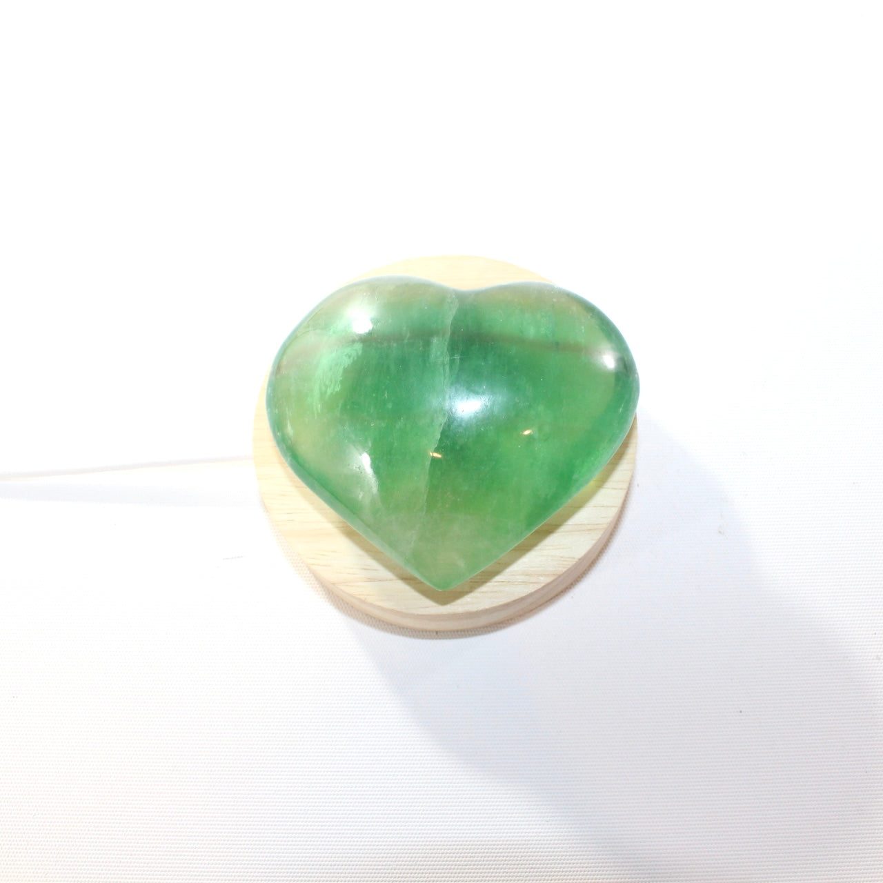 Fluorite crystal heart lamp | ASH&STONE Crystal Shop Auckland NZ