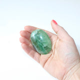 Fluorite crystal palm stone | ASH&STONE Crystal Shop Auckland NZ