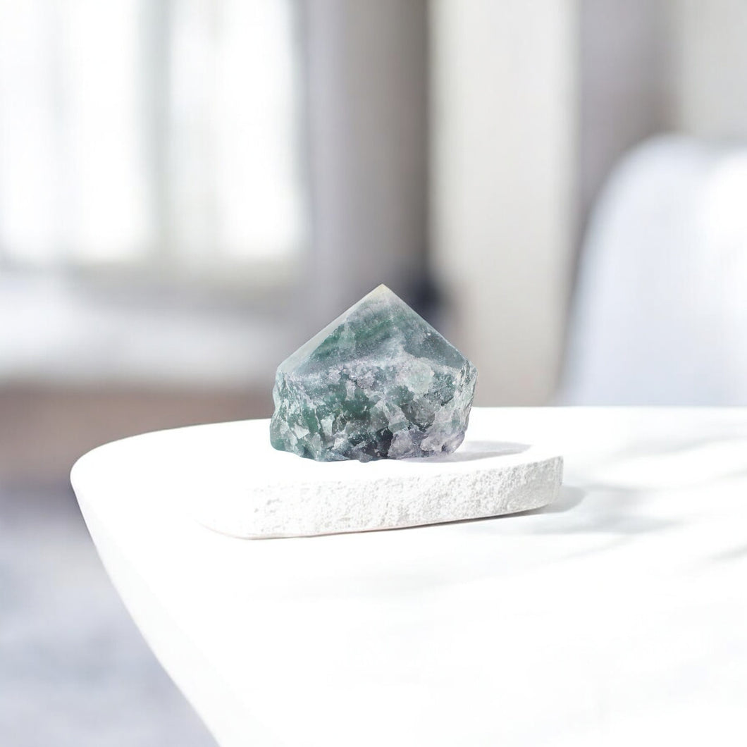 Fluorite crystal point | ASH&STONE Crystal Shop Auckland NZ