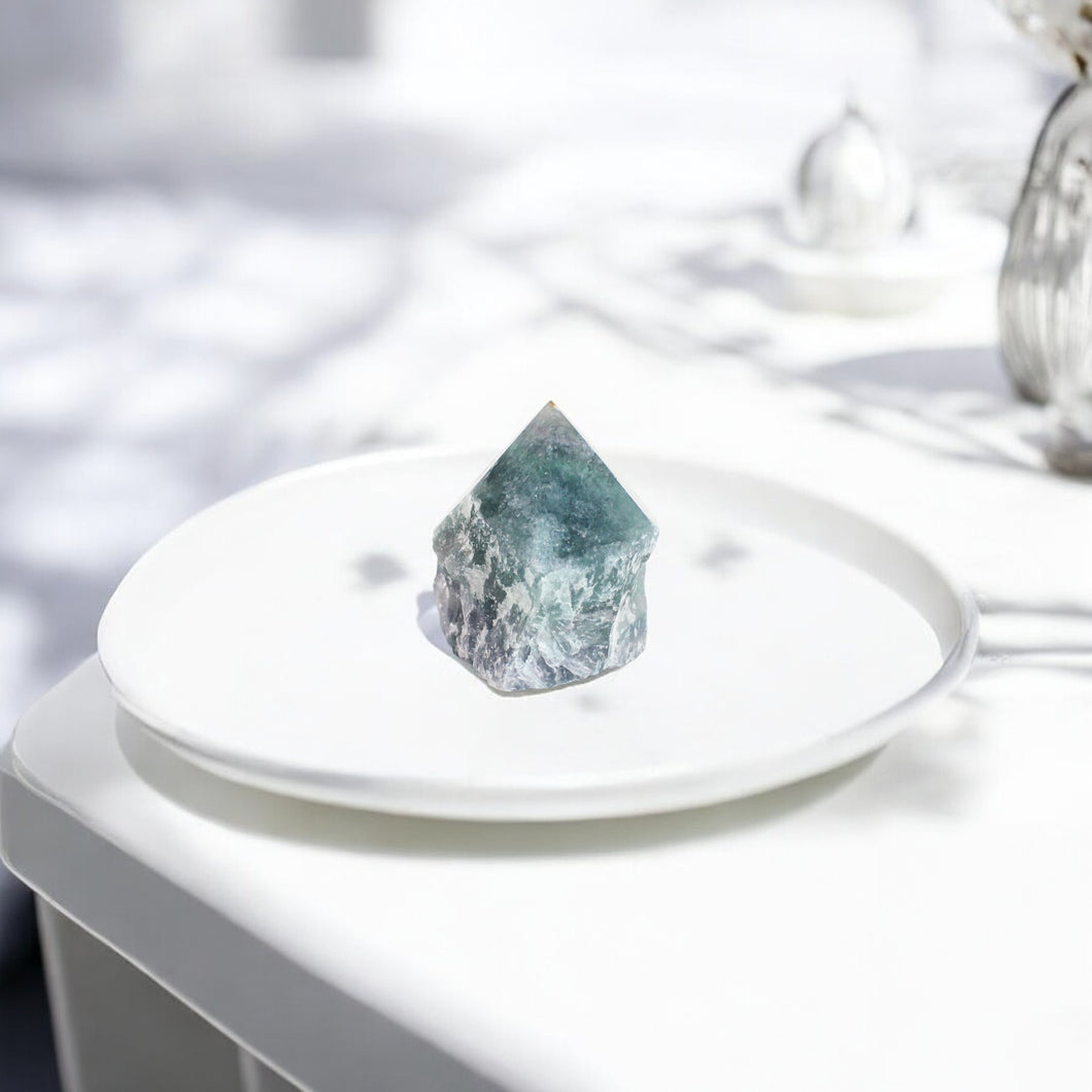 Fluorite crystal point | ASH&STONE Crystal Shop Auckland NZ