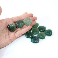 Load image into Gallery viewer, Green fluorite crystal polished heart  | ASH&amp;STONE Crystals Shop Auckland NZ
