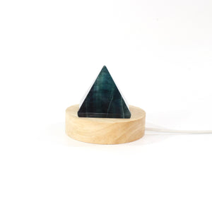 Fluorite crystal pyramid lamp | ASH&STONE Crystal Shop Auckland NZ