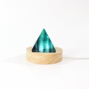 Fluorite crystal pyramid lamp | ASH&STONE Crystal Shop Auckland NZ