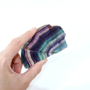 Fluorite crystal slice | ASH&STONE Crystals Shop Auckland NZ 