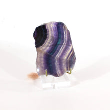 Load image into Gallery viewer, Fluorite crystal slab on stand | ASH&amp;STONE Crystals Shop Auckland NZ
