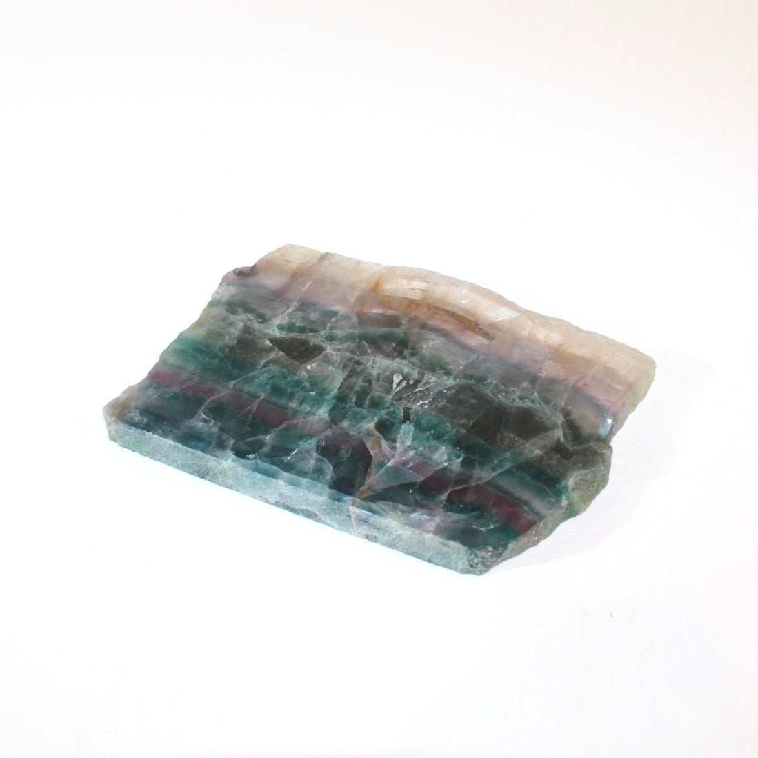 Fluorite crystal slice | ASH&STONE Crystal Shop Auckland NZ