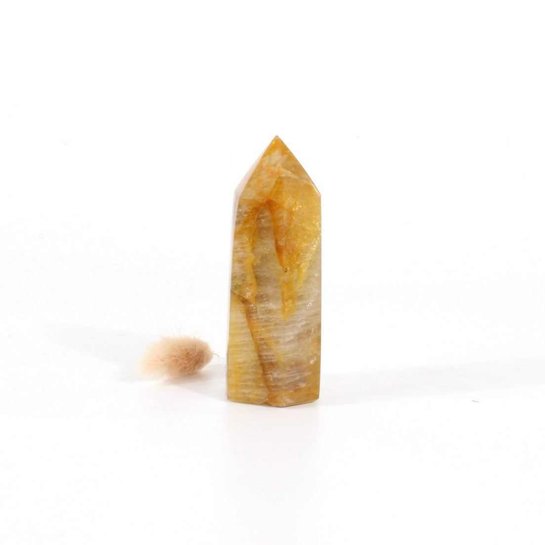 Golden healer polished crystal generator | ASH&STONE Crystals Shop Auckland NZ