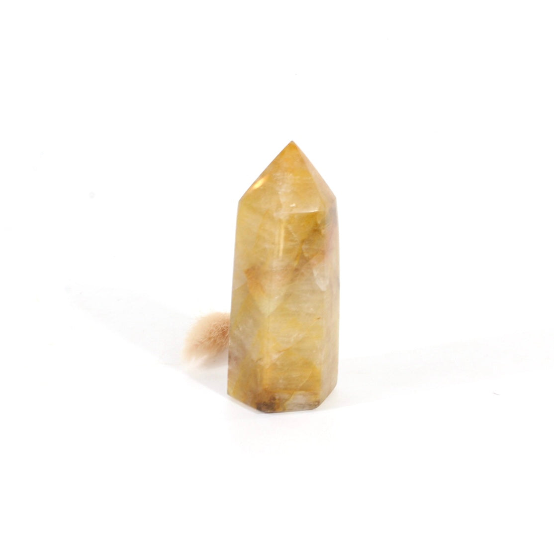 Golden healer polished crystal generator | ASH&STONE Crystals Shop Auckland NZ