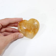 Load image into Gallery viewer, Golden healer crystal heart | ASH&amp;STONE Crystal Shop Auckland NZ
