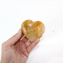 Load image into Gallery viewer, Golden healer crystal heart | ASH&amp;STONE Crystal Shop Auckland NZ
