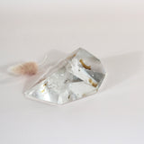 Golden healer in quartz polished crystal | ASH&STONE Crystals Shop Auckland NZ