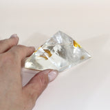 Golden healer in quartz polished crystal | ASH&STONE Crystals Shop Auckland NZ