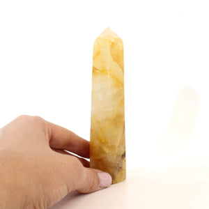 Golden healer crystal tower | ASH&STONE Crystals Shop Auckland NZ