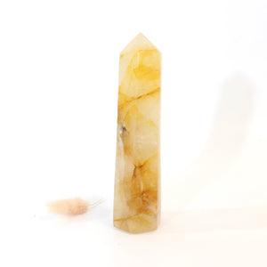 Golden healer crystal tower | ASH&STONE Crystals Shop Auckland NZ