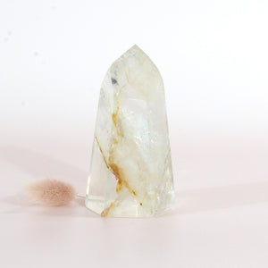 Golden healer in quartz crystal tower | ASH&STONE Crystals Shop Auckland NZ