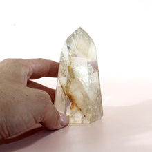 Load image into Gallery viewer, Golden healer in quartz crystal tower | ASH&amp;STONE Crystals Shop Auckland NZ
