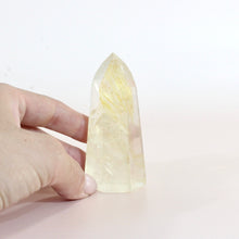 Load image into Gallery viewer, Golden healer in quartz crystal tower | ASH&amp;STONE Crystals Shop Aucklnd NZ
