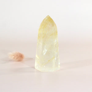 Golden healer in quartz crystal tower | ASH&STONE Crystals Shop Aucklnd NZ