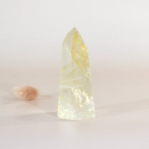 Golden healer in quartz crystal tower | ASH&STONE Crystals Shop Aucklnd NZ