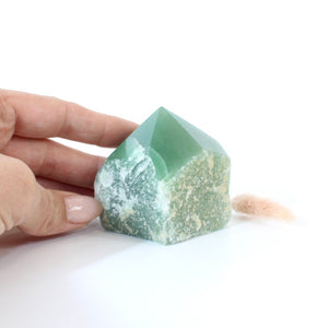 Green aventurine crystal point | ASH&STONE Crystals Shop Auckland NZ