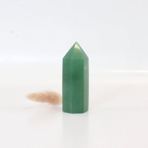 Green aventurine crystal tower | ASH&STONE Crystals Shop Auckland NZ