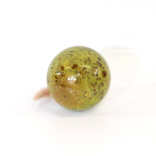 Load image into Gallery viewer, Green opal polished crystal sphere | ASH&amp;STONE Crystals Shop Auckland NZ
