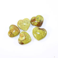 Load image into Gallery viewer, Green opal polished crystal heart | ASH&amp;STONE Crystal Shop Auckland NZ
