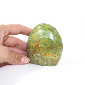 Green opal polished crystal free form | ASH&STONE Crystals Shop Auckland NZ